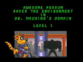 Awesome Possum Kicks Dr. Machino's Butt!