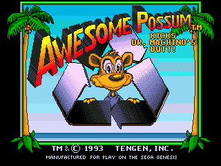 Awesome Possum Kicks Dr. Machino's Butt!