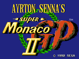 Ayrton Senna's Super Monaco GP II