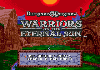 D&D - Warriors of the Eternal Sun