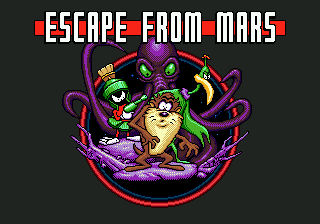 Escape From Mars Starring Taz