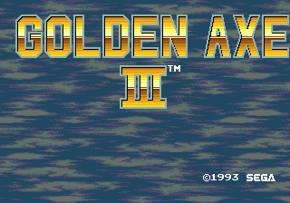 Golden Axe III