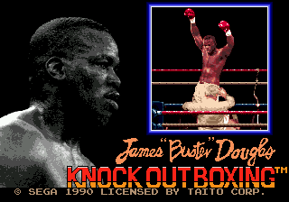 James Buster Douglas Knock Out Boxing
