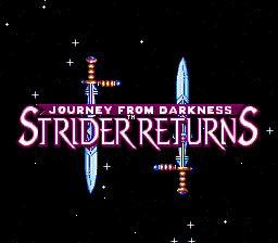 Journey From Darkness: Strider Returns