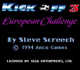 Kick Off 3: European Challenge