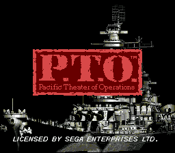 P.T.O. Pacific Theater of Operations