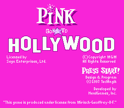  Pink Goes to Hollywood 