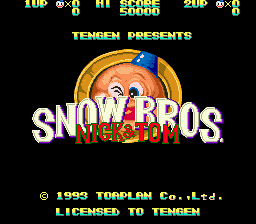 Snow Bros. - Nick & Tom