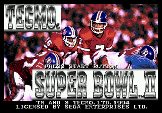 Tecmo Super Bowl II SE