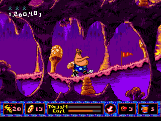 Toejam & Earl in Panic on Funkotron