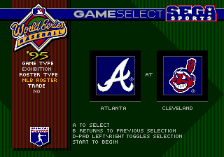 World Series Baseball '95