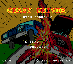   Crazy Driver: Genesis  Sega MegaDrive