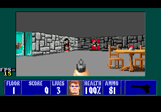  Wolfenstein 3D  Sega MegaDrive  