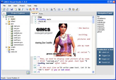    SEGA  GINCS Visual Studio 1.8.0