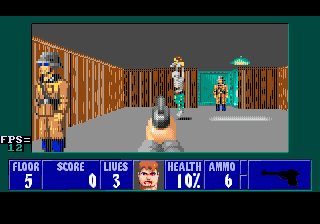 Wolfenstein 3D  SMD   