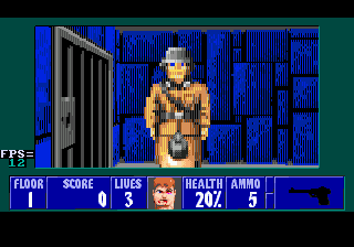 Wolfenstein 3D  SMD   