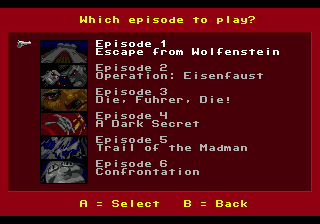 Wolfenstein 3D  Sega MegaDrive   ()