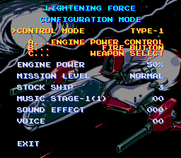 Lightening Force: Quest for the Darkstar (Thunder Force IV)