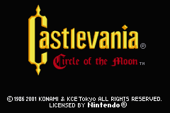 Castlevania: Circle Of The Moon