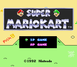 super mario kart 1992