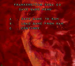 Mary Shelley's Frankenstein [Sega CD]