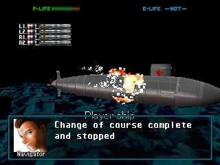 Playstation 1 shop submarine game