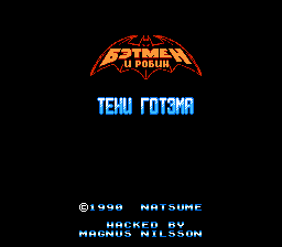 Batman & Robin - Shadows of Gothem ( Shadow of Ninja)