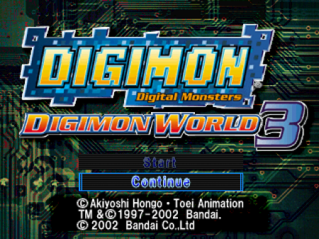 Digimon World 3 (Kudos)