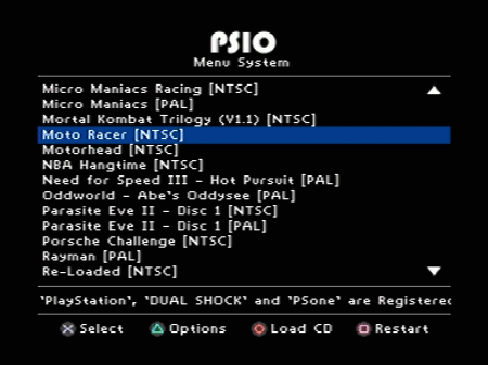 PSIO Cartridge     SD   PlayStation