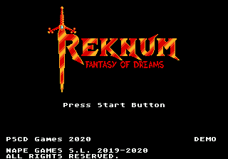 Reknum (Demo) [SEGA Mega Drive / Genesis]