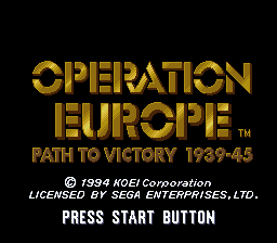 Operation Europe - Path to Victory 1939-1945