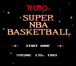 Tecmo Super NBA Basketball