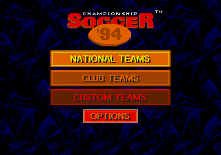 Championship Soccer '94