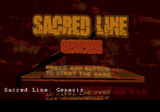   Sacred Line: Genesis  Sega Genesis  