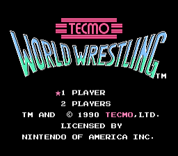 Tecmo World Wrestling